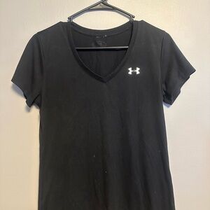 Under Armour Women's Black V-Neck Top